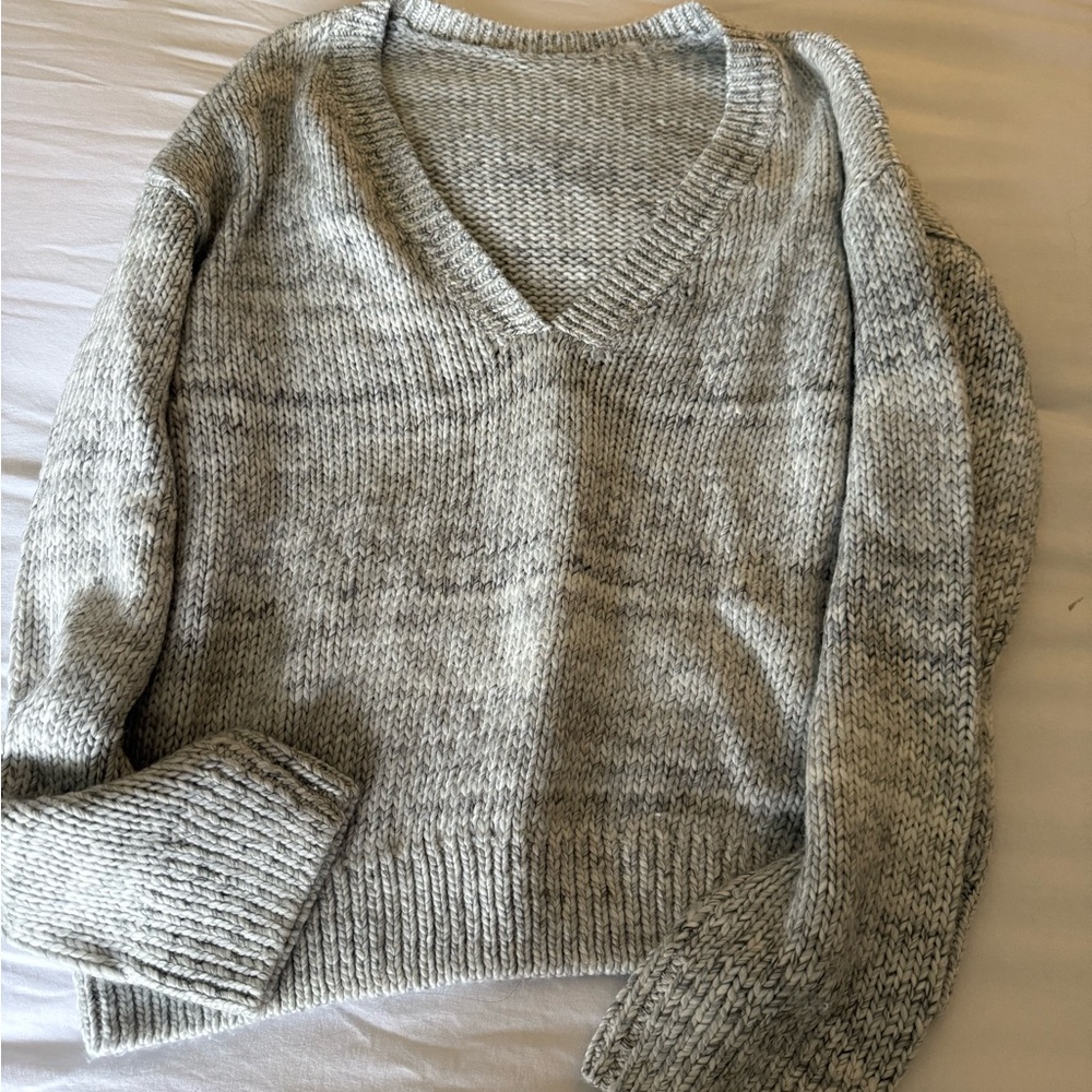 Brand new Victoria Secret reversible grey sweater